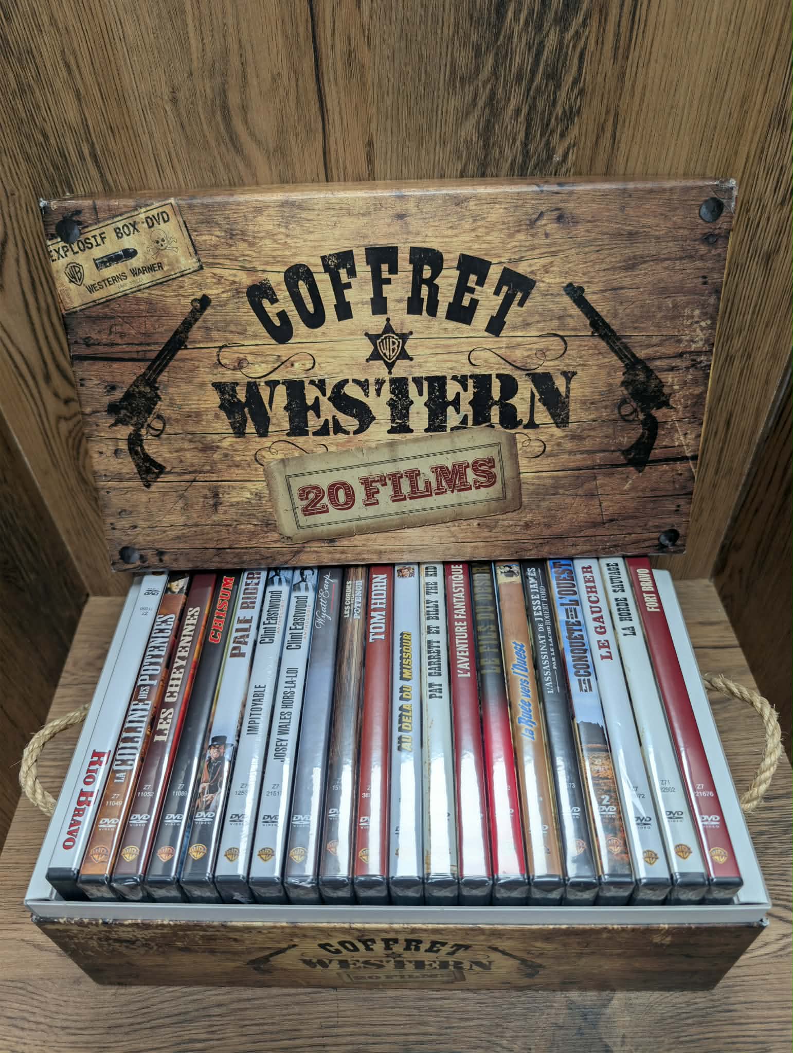 COFFRET WESTERN  20 FILM EXPLOSIVE BOX DVD