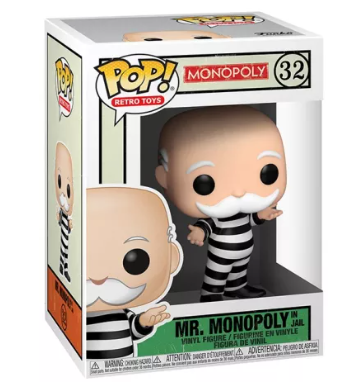 MR MONOPOLY IN JAIL / MONOPOLY / FIGURINE FUNKO POP