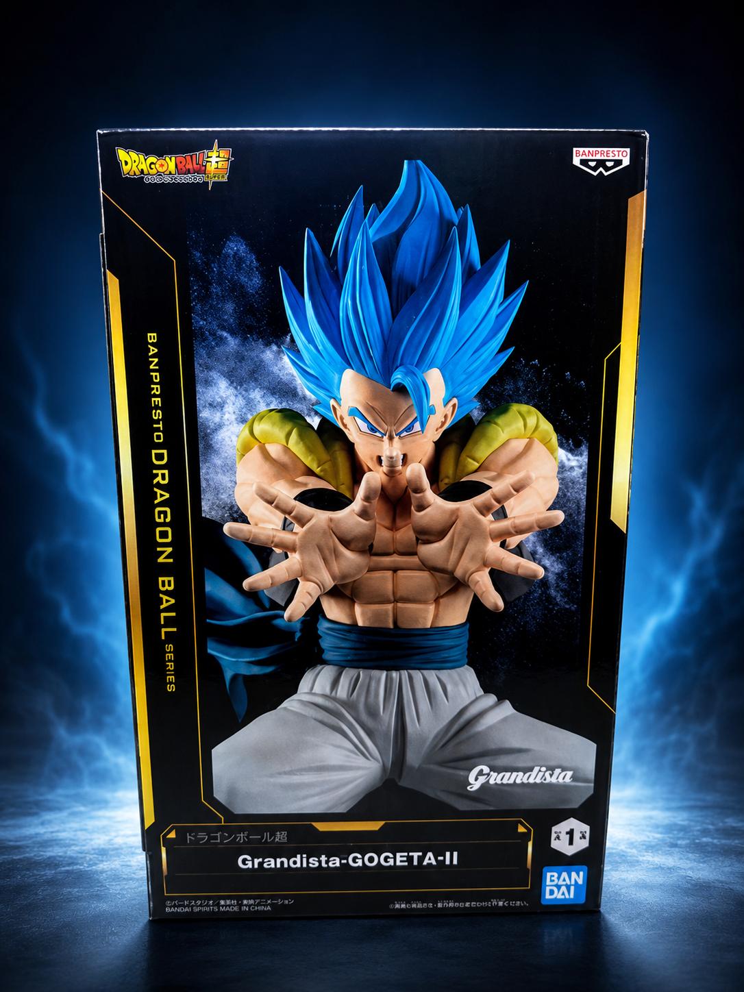 Figurine Dragon Ball Grandista Gogeta II Super Saiyan Blue Banpresto Anime Japon