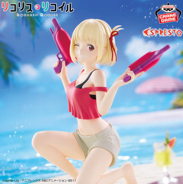 Figurine Chisato Nishikigi Aqua Twinkle Ver. Espresto Lycoris Recoil