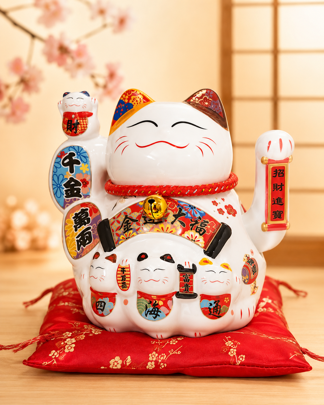 MANEKINEKO PORCELAINE 22 CM DE HAUT