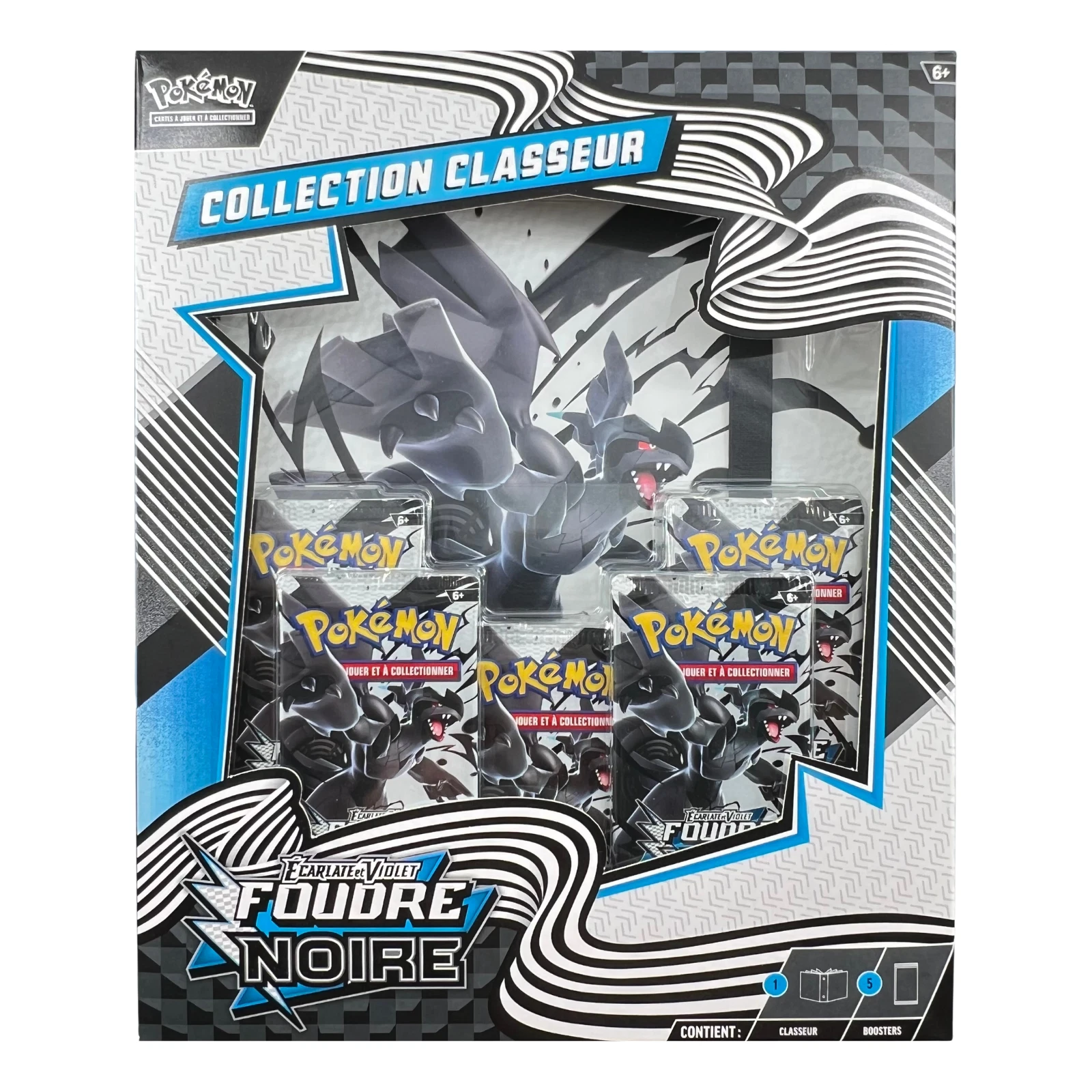 coffret classeur foudre noir