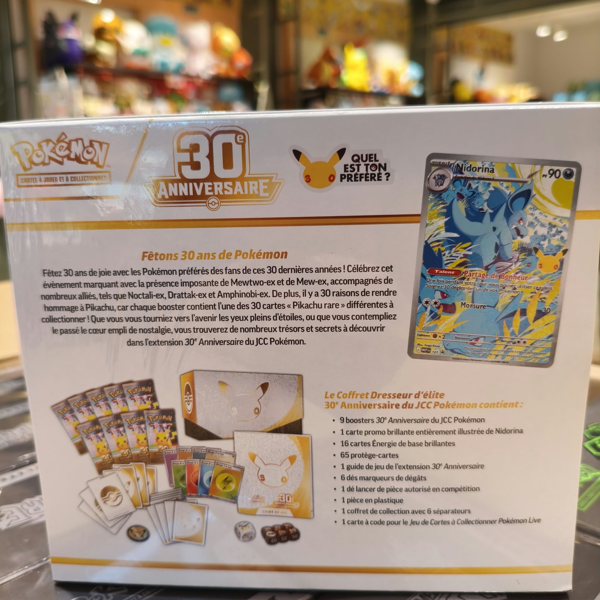 ETB Pokemon 30 ans