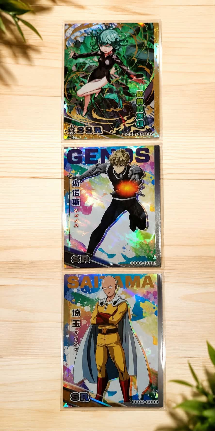 ensemble carte one punch man