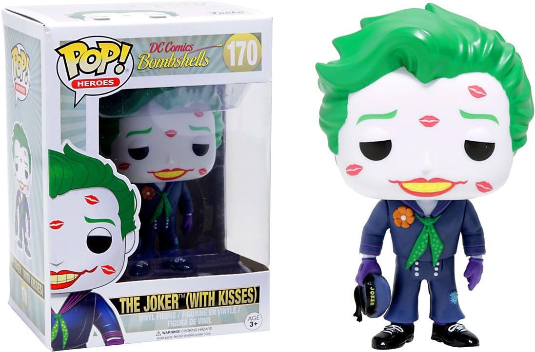 Figurine Pop ! Heroes 170 - Dc Comics Bombshells - The Joker (with Kisses)